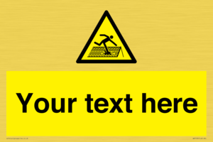 Custom Figure on Roof Sign